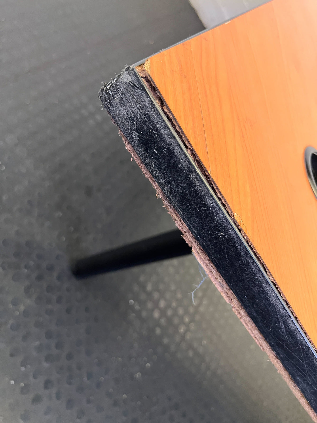 Modern L-Shaped Desk in Oak Finish with Minor Scratches - PRICE DROP