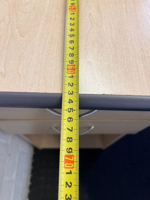 Modern L-Shaped Office Desk with Storage