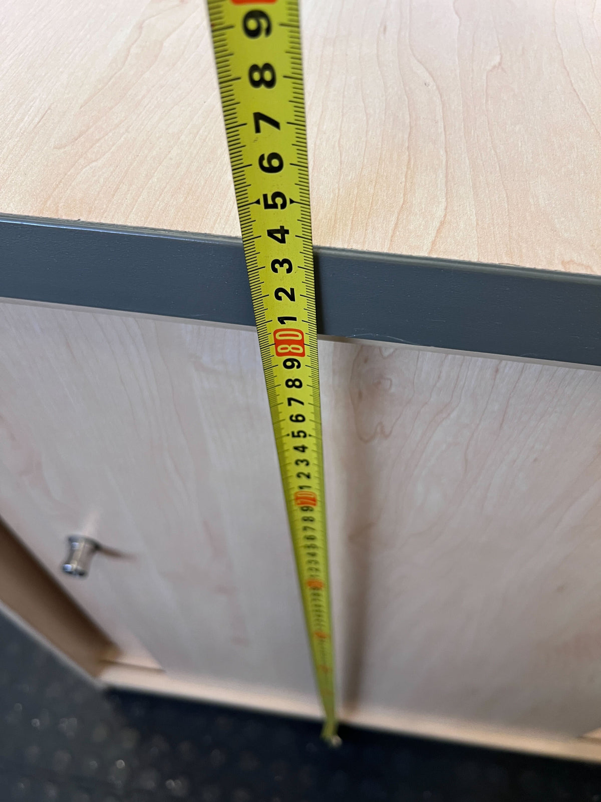 Modern Light Wood Sliding Door Credenza | Office Storage Cabinet