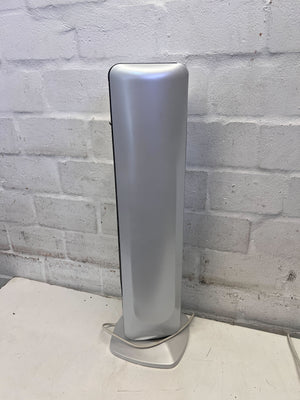 Modern Silver Tower Fan with Remote Control – Minor Scratches