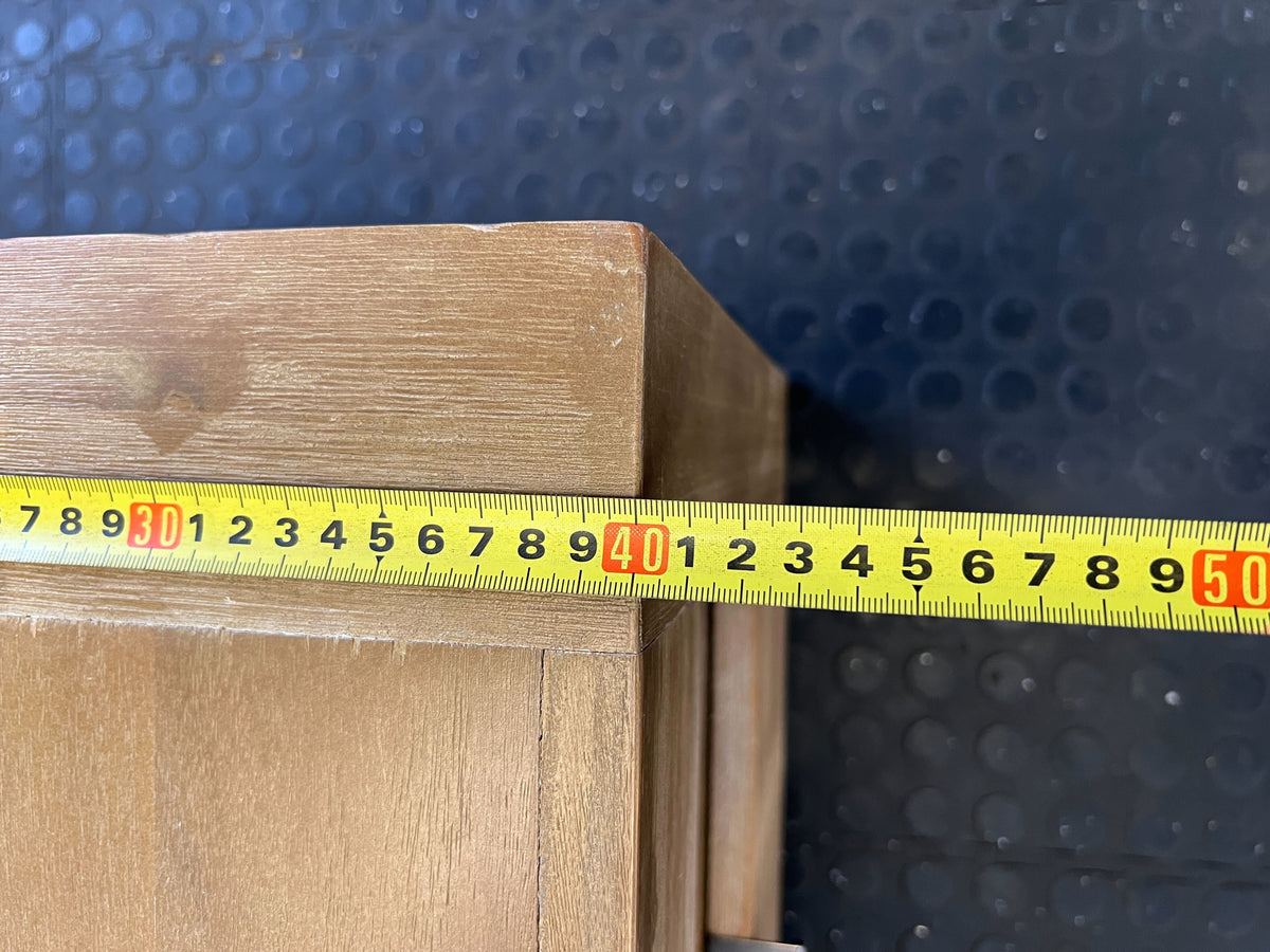 Modern Timber TV Unit with Storage Drawers