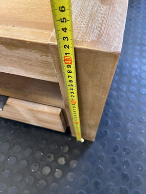 Modern Timber TV Unit with Storage Drawers