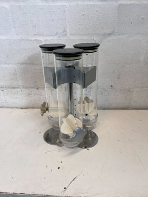 Modern Triple Cereal & Dry Food Dispenser