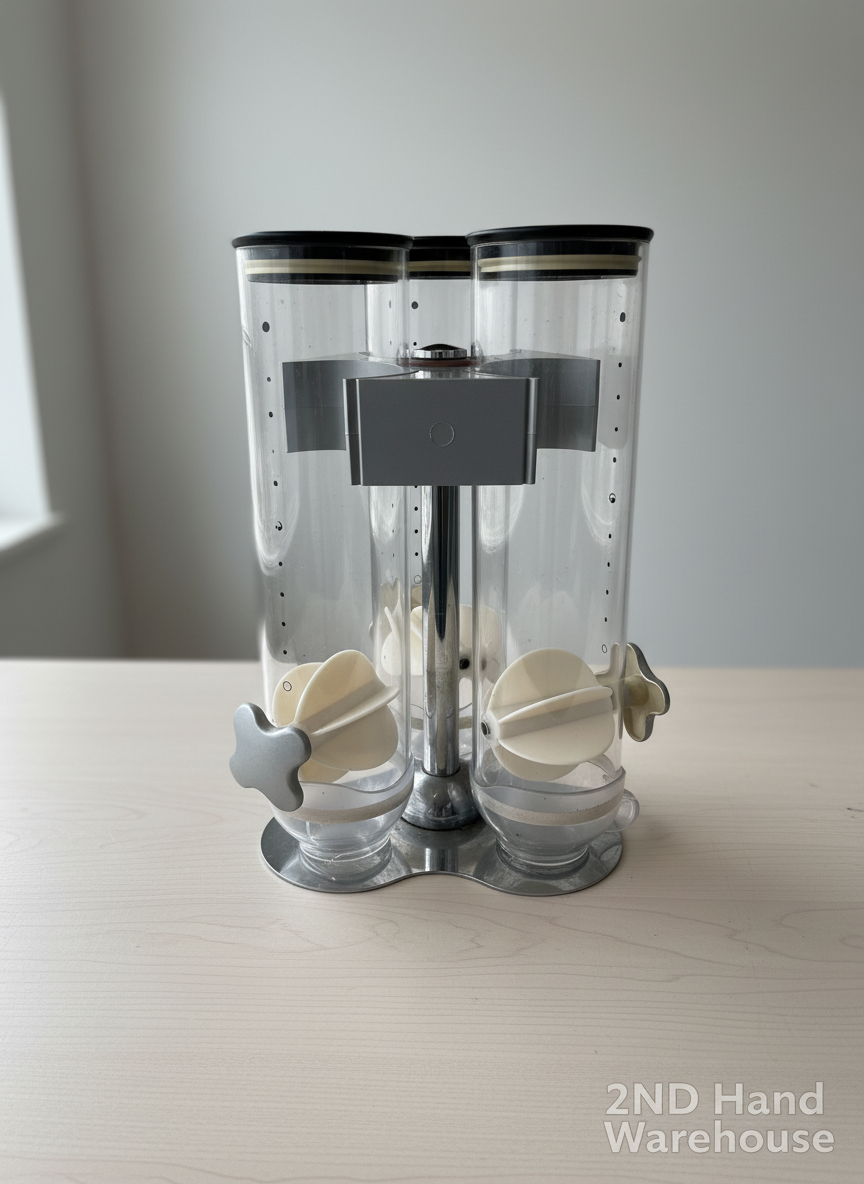 Modern Triple Cereal & Dry Food Dispenser