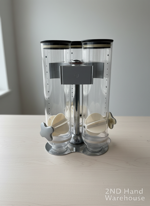 Modern Triple Cereal & Dry Food Dispenser