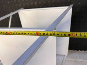 Modern White 4-Tier Ladder Shelf