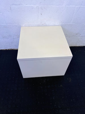 Modern White Cube Storage Unit – Minimalist Design
