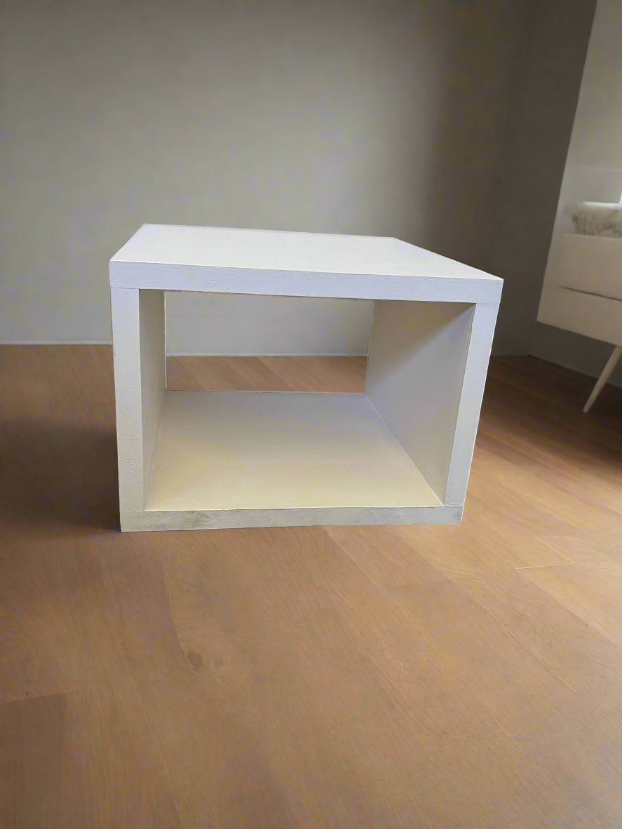 Modern White Cube Storage Unit – Minimalist Design
