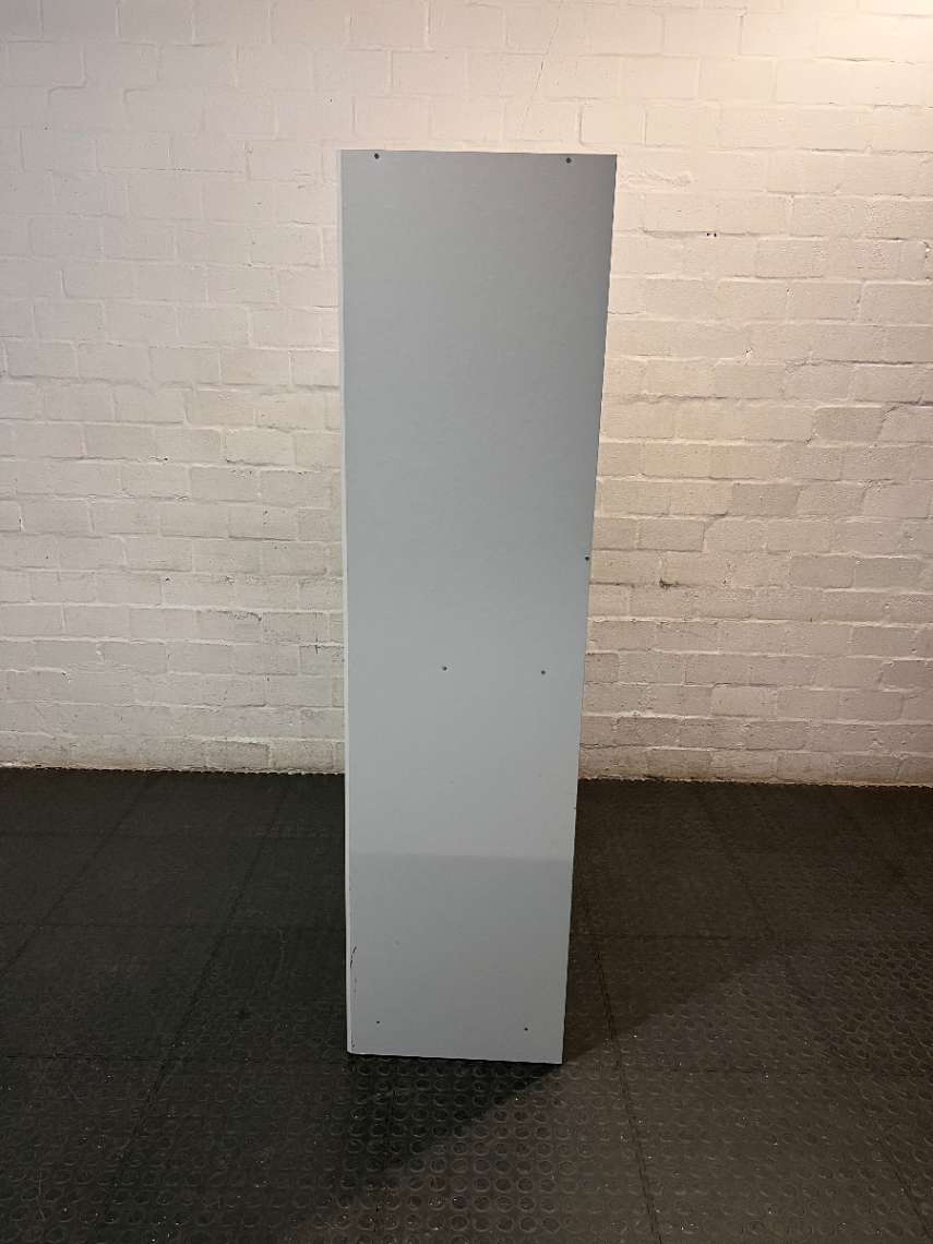 Modern White Three-Door Wardrobe