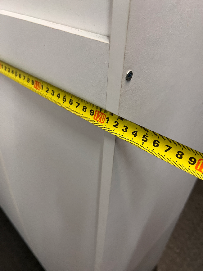 Modern White Three-Door Wardrobe