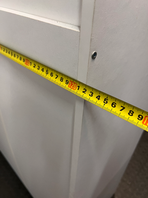 Modern White Three-Door Wardrobe