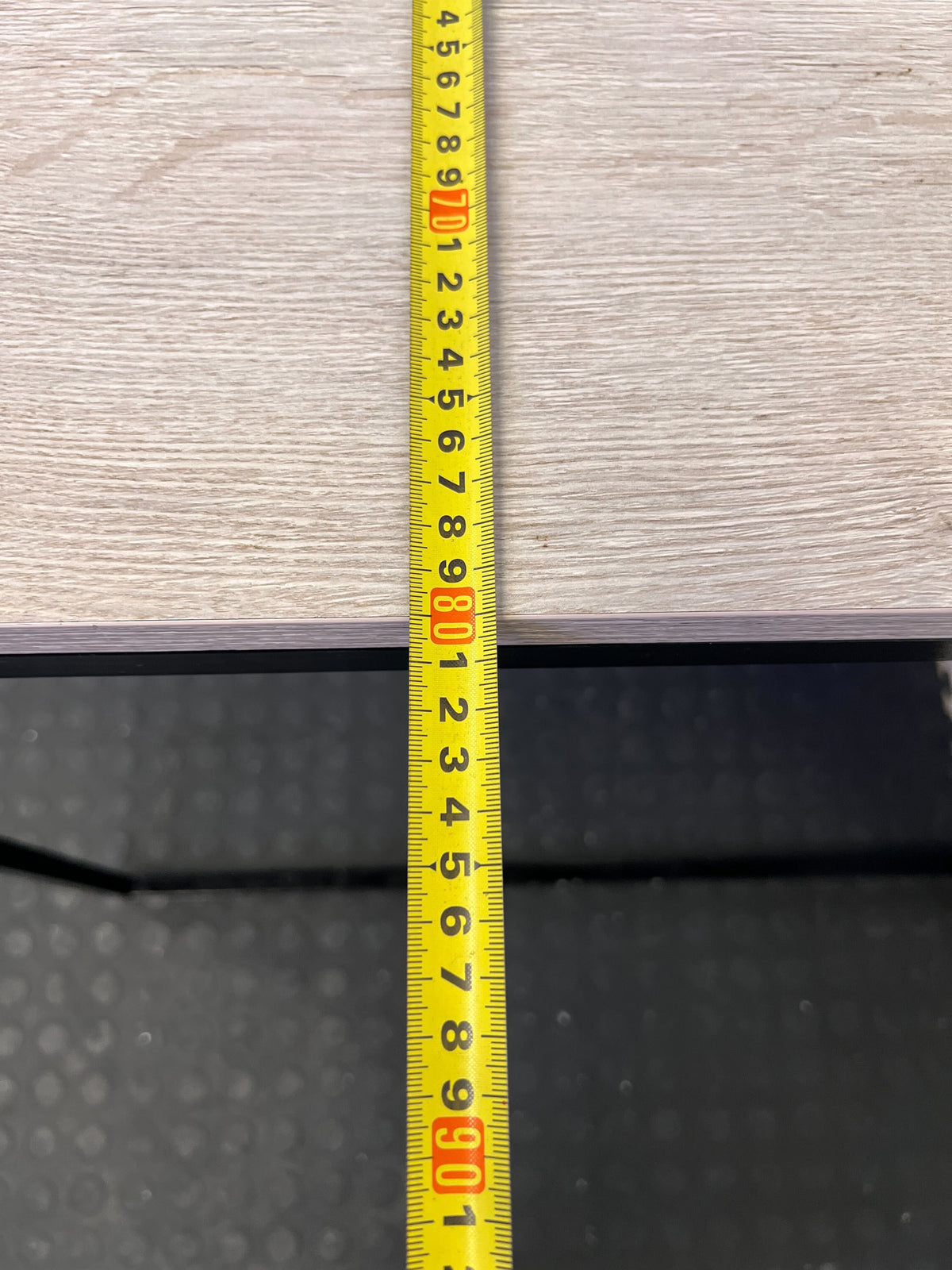 Modern Wood-Look & Metal Accent Table