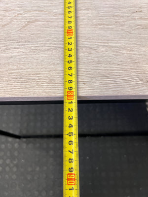 Modern Wood-Look & Metal Accent Table