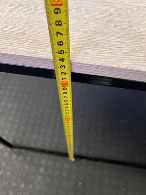 Modern Wood-Look & Metal Accent Table