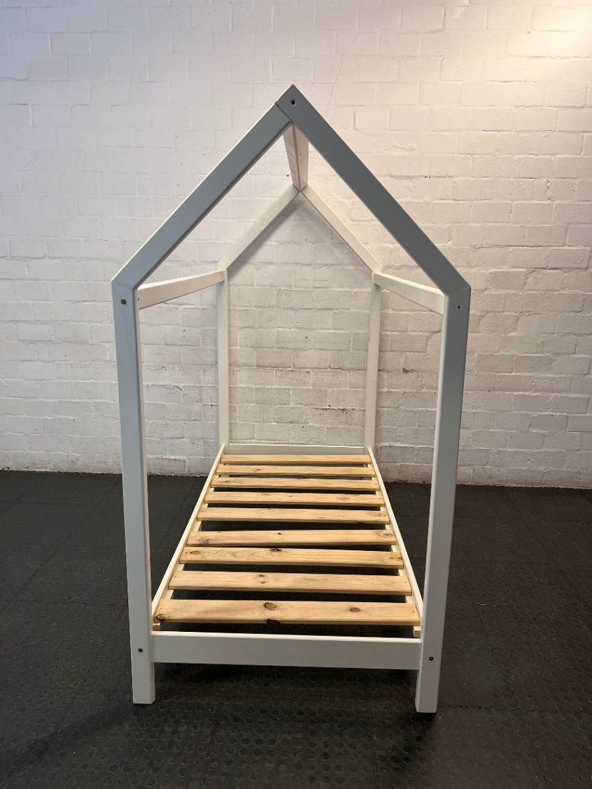Mr Price Home White House Single Bed Frame — Fair Condition