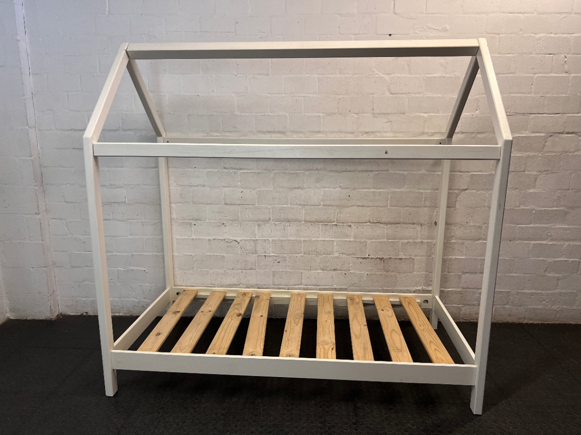 Mr Price Home White House Single Bed Frame — Fair Condition