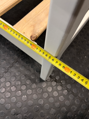 Mr Price Home White House Single Bed Frame — Fair Condition