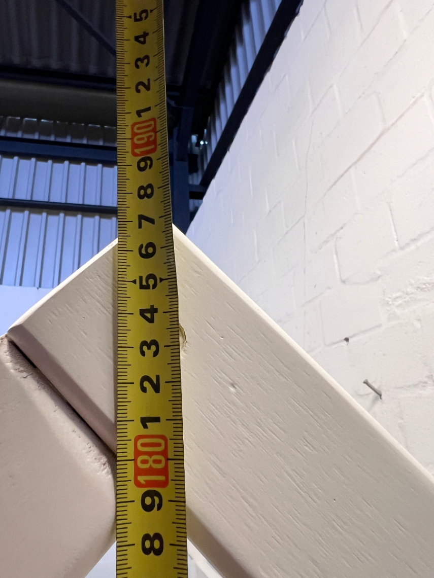 Mr Price Home White House Single Bed Frame — Fair Condition