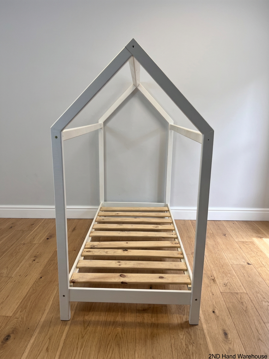 Mr Price Home White House Single Bed Frame — Fair Condition