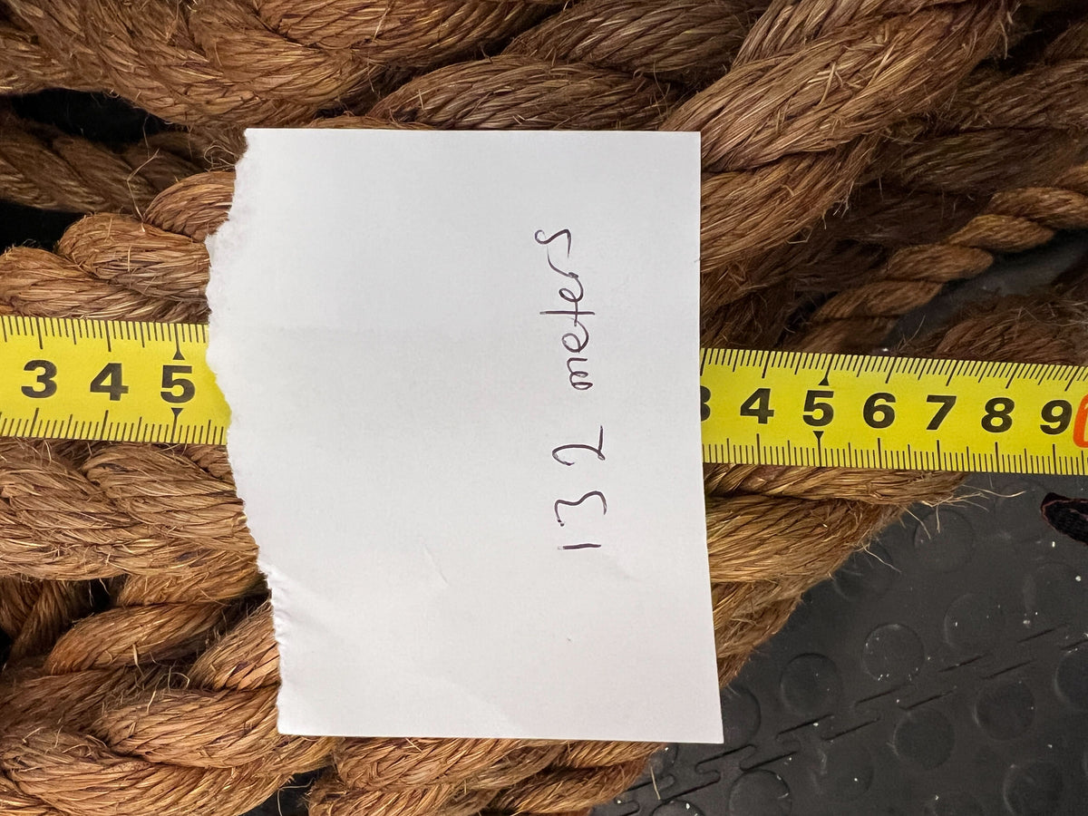 Natural Jute Rope  (132 Meters Long x 3cm)– Versatile and Durable for Crafts & Decor