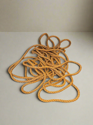 Natural Jute Rope (32 Meters Long x 3cm)- Versatile Strong Twisted Cord for Crafts & Decor