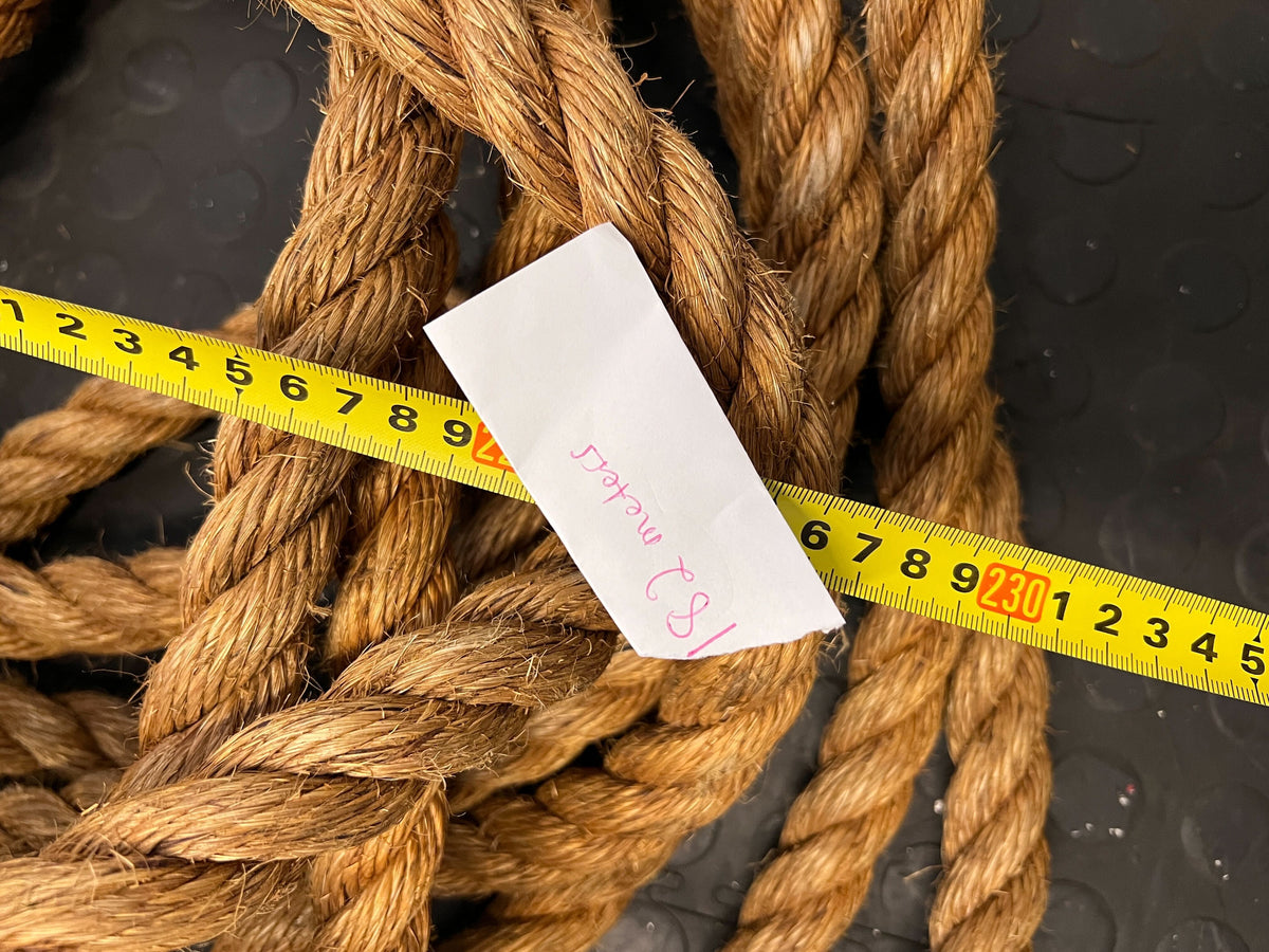 Natural Jute Rope Lot (182 Meters Long x 3cm) – Versatile for Decor or DIY Projects