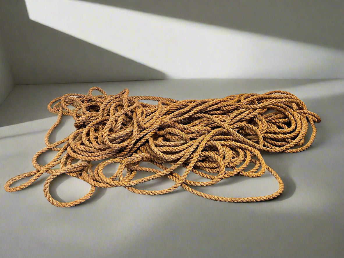 Natural Jute Rope Lot (182 Meters Long x 3cm) – Versatile for Decor or DIY Projects