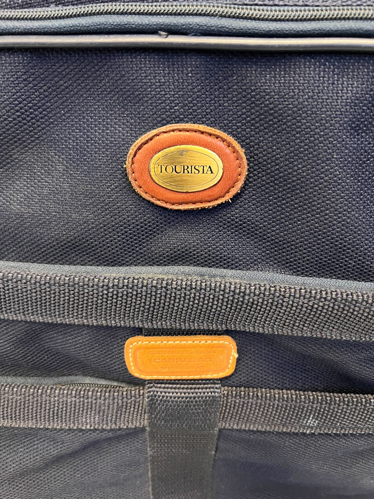 Navy Blue Meridian Laptop Bag with Minor Wear for Professionals