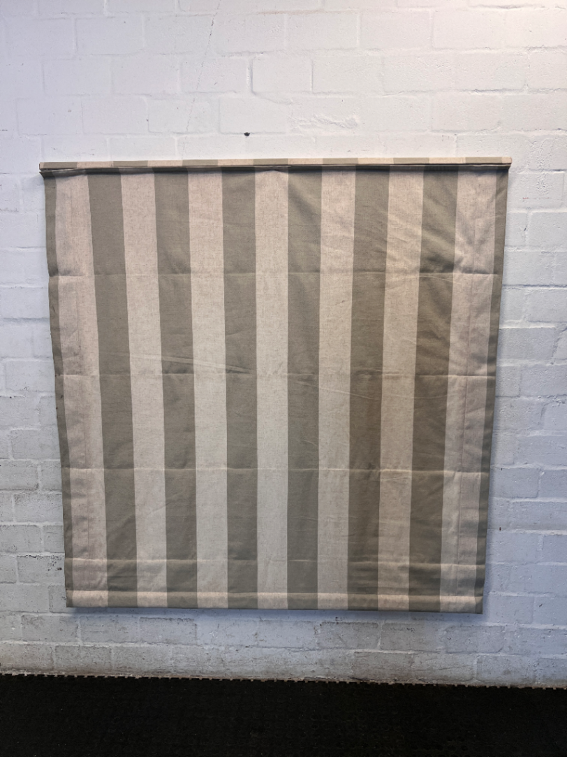 Neutral Striped Roman Blind Window Covering - 2ndhandwarehouse.com