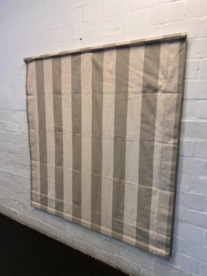 Neutral Striped Roman Blind Window Covering - 2ndhandwarehouse.com