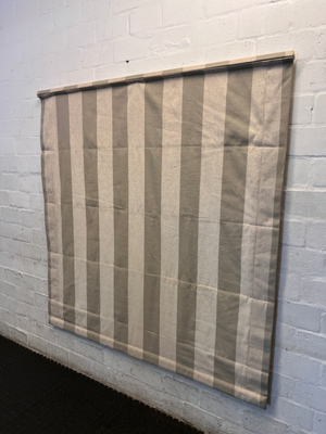 Neutral Striped Roman Blind Window Covering - 2ndhandwarehouse.com