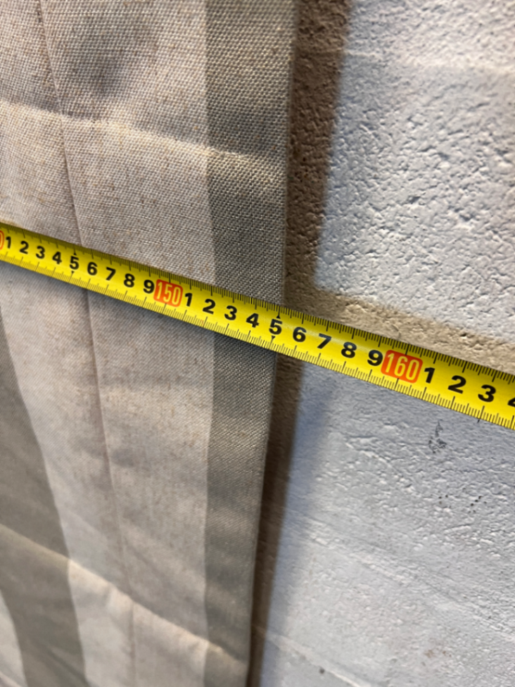 Neutral Striped Roman Blind Window Covering - 2ndhandwarehouse.com