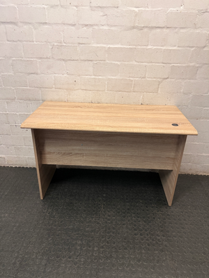 Oak Finish Office Desk with 3 Drawers — Brand New Condition