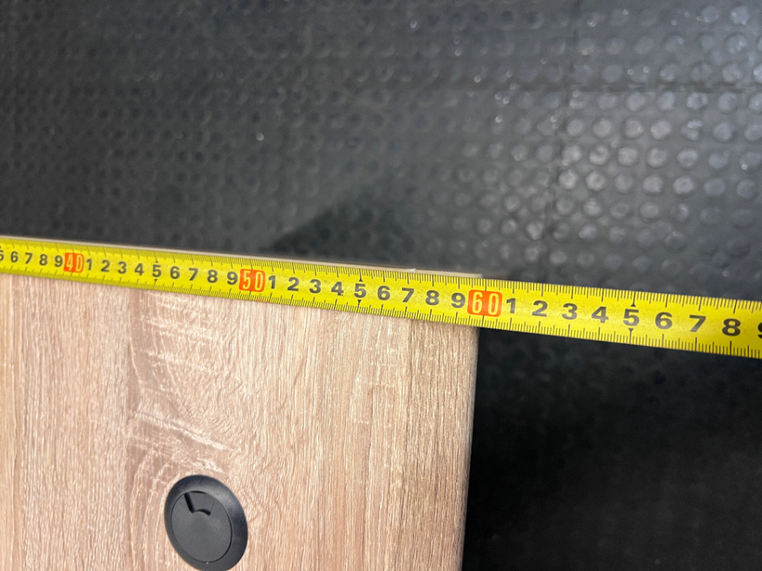 Oak Finish Office Desk with 3 Drawers — Brand New Condition