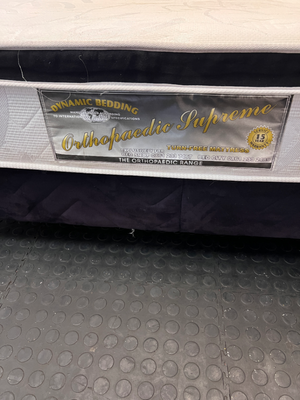 Orthopaedic Supreme Double Bed & Base - Marks on Mattress - 2ndhandwarehouse.com