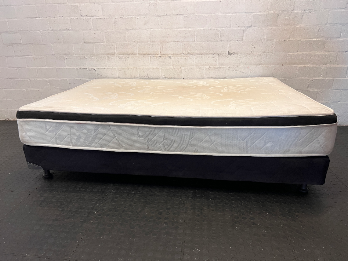 Orthopaedic Supreme Double Bed & Base - Marks on Mattress - 2ndhandwarehouse.com