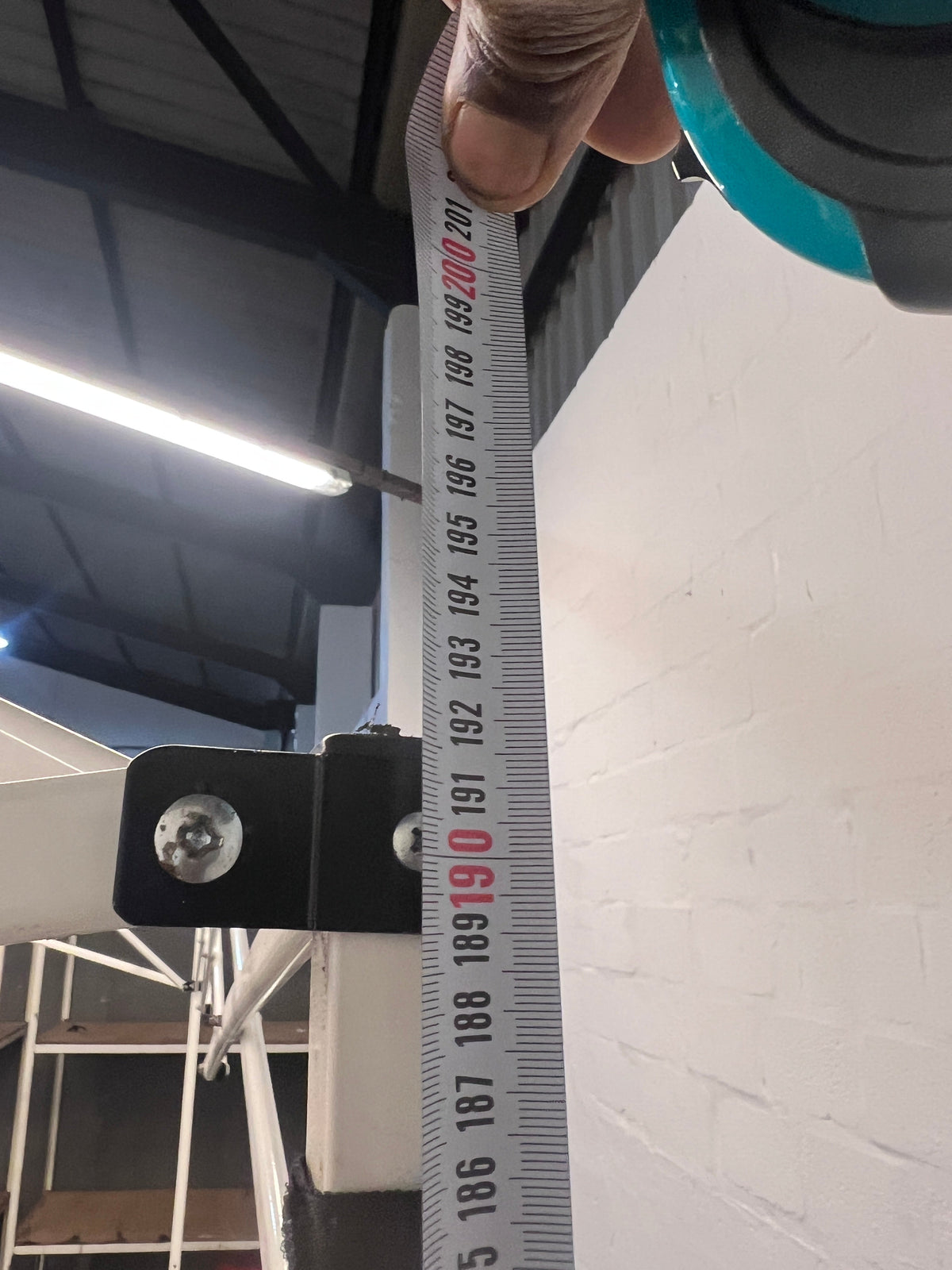 Out & About Blue and White Gazebo (Repaired Leg)