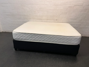 Padley Luxury Rose Queen Mattress and Black Base Set — Very Good Condition