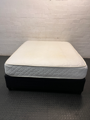 Padley Luxury Rose Queen Mattress and Black Base Set — Very Good Condition