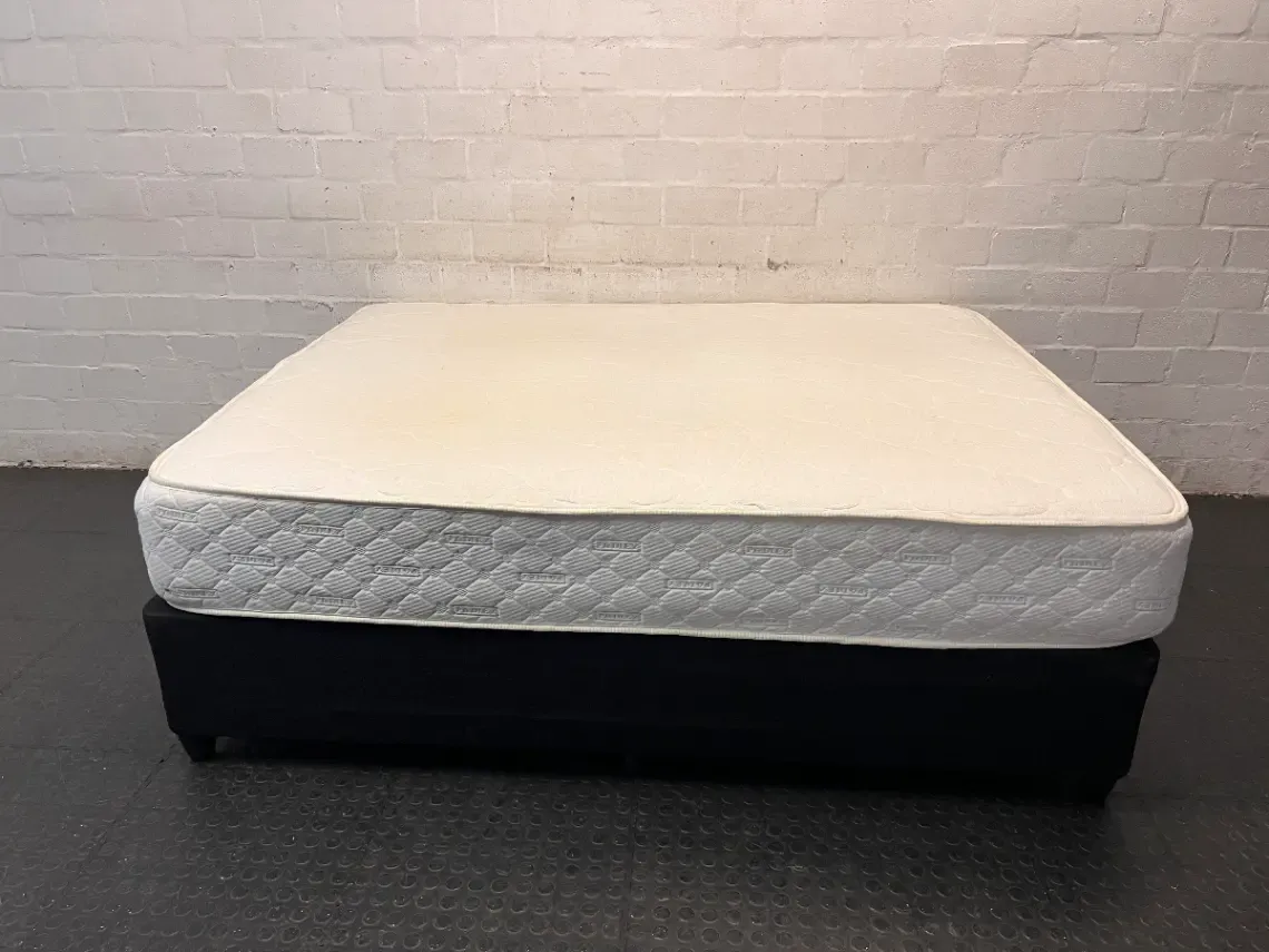 Padley Luxury Rose Queen Mattress and Black Base Set — Very Good Condition