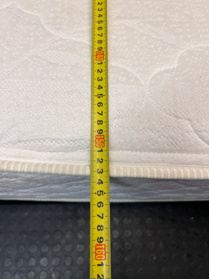 Padley Luxury Rose Queen Mattress and Black Base Set — Very Good Condition