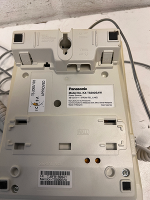 Panasonic KX-TS500SA Desk Phone - Discoloured Handset, Sold As-Is - 2ndhandwarehouse.com