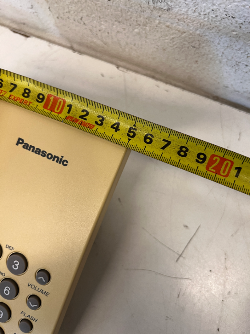 Panasonic KX-TS500SA Desk Phone - Discoloured Handset, Sold As-Is - 2ndhandwarehouse.com