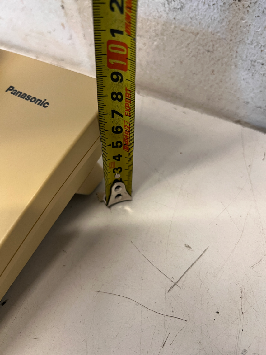 Panasonic KX-TS500SA Desk Phone - Discoloured Handset, Sold As-Is - 2ndhandwarehouse.com