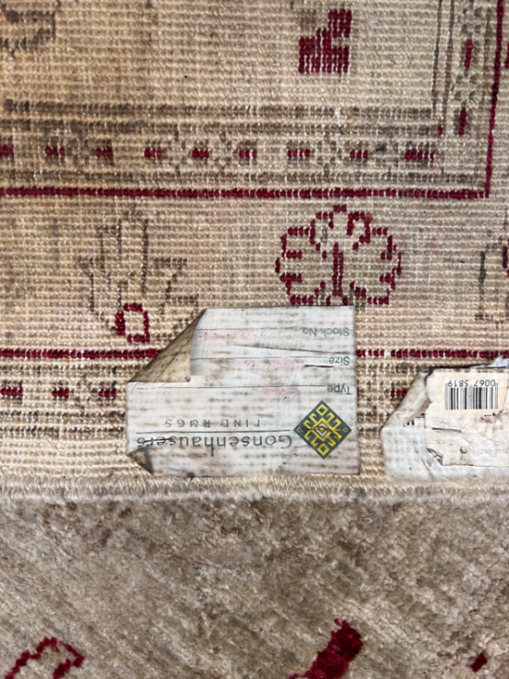 Persian-Style Ornamental Hallway Runner Carpet — Very Good Condition