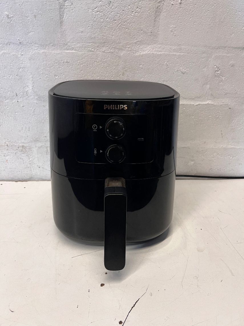 Philips Black Analog Air Fryer with Removable Basket - 2ndhandwarehouse.com