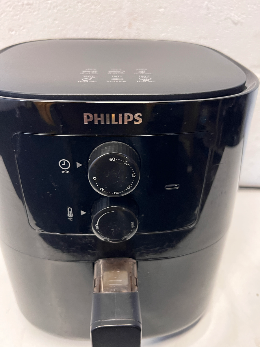 Philips Black Analog Air Fryer with Removable Basket - 2ndhandwarehouse.com