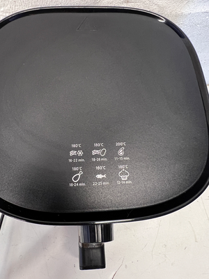 Philips Black Analog Air Fryer with Removable Basket - 2ndhandwarehouse.com