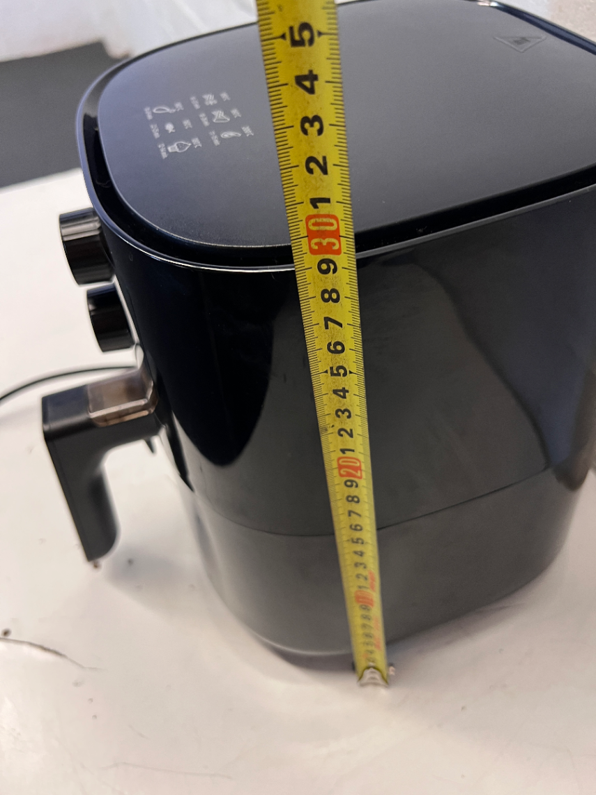 Philips Black Analog Air Fryer with Removable Basket - 2ndhandwarehouse.com