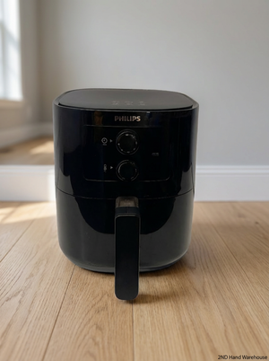 Philips Black Analog Air Fryer with Removable Basket - 2ndhandwarehouse.com
